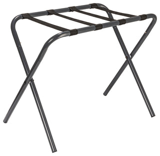 Luggage Rack, Grey Frame with Black Straps