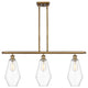 Innovations 516-3I-BB-G652-7-LED 3-Light Island Light, Brushed Brass