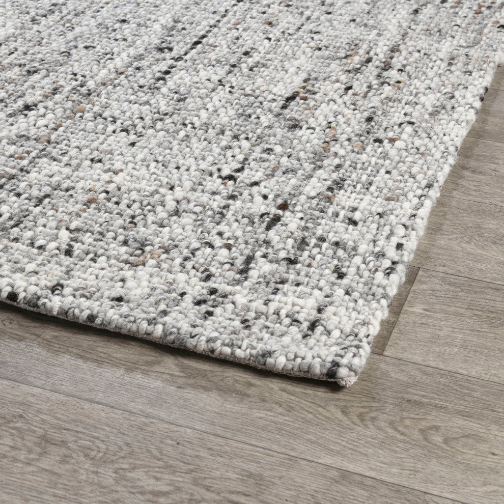 Lynwood Wool Area Rug by Kosas Home, Gray, 9x12