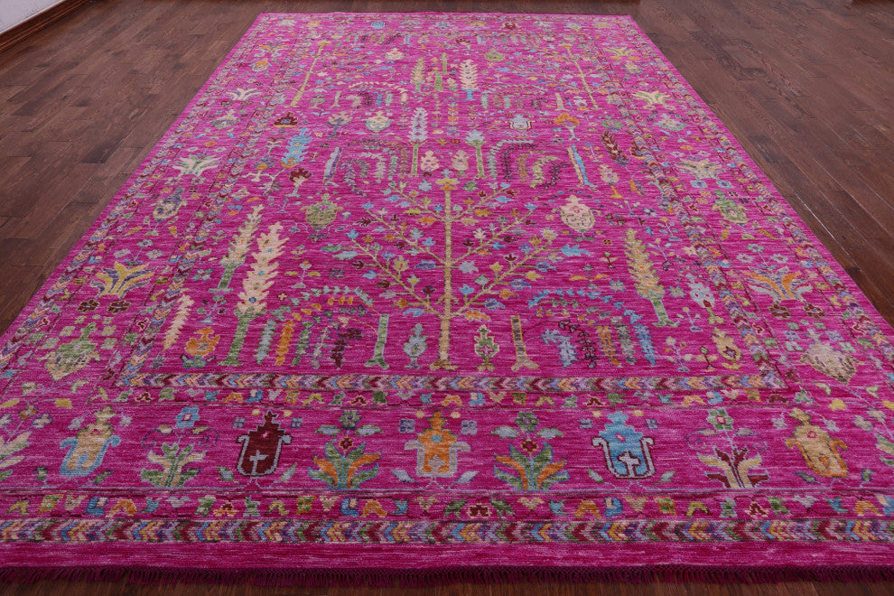 10' 1" X 13' 11" Turkish Oushak Handmade Wool Rug - Q15624