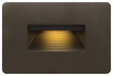 Hinkley Landscape Lighting Luna 4.5" 3000K 120v Step Light, Bronze