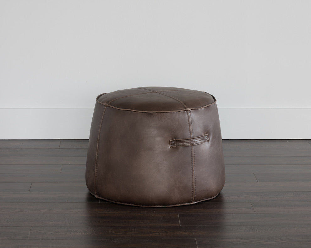Mitchell Ottoman, Havana Dark Brown