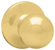 KwiksetÂ® 92001-516 Security Polo Passage/Hall/Closet Knob, Polished Brass