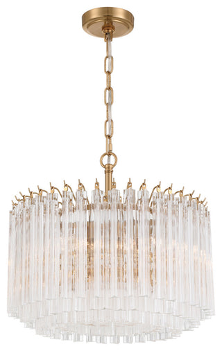Crystorama Lighting Group LOF-5005 Lofton 5 Light 18"W Pendant / - Aged Brass
