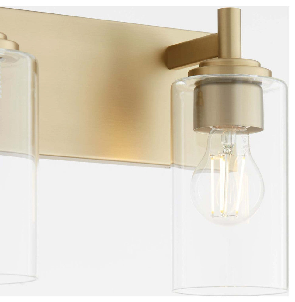 Quorum International 5200-2 Fallstaff 2 Light 15"W Vanity Light - Matte Black