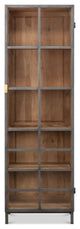 A Gem Of A Handle Display Cabinet Glass Doors Right Gray