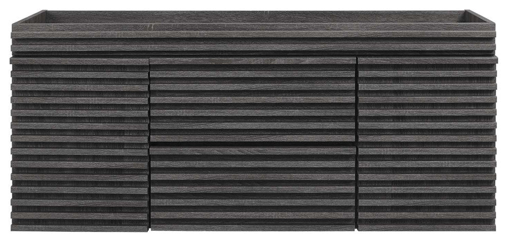 Render 48" Wall-Mount Bathroom Vanity Cabinet, Charcoal
