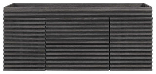 Render 48" Wall-Mount Bathroom Vanity Cabinet, Charcoal