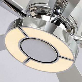 52 in. Modern LED Ceiling Fan with Reversible DC Motor and Blades