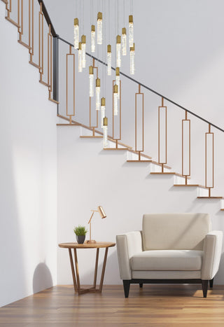 Home Living 36" Chandelier, Satin Gold