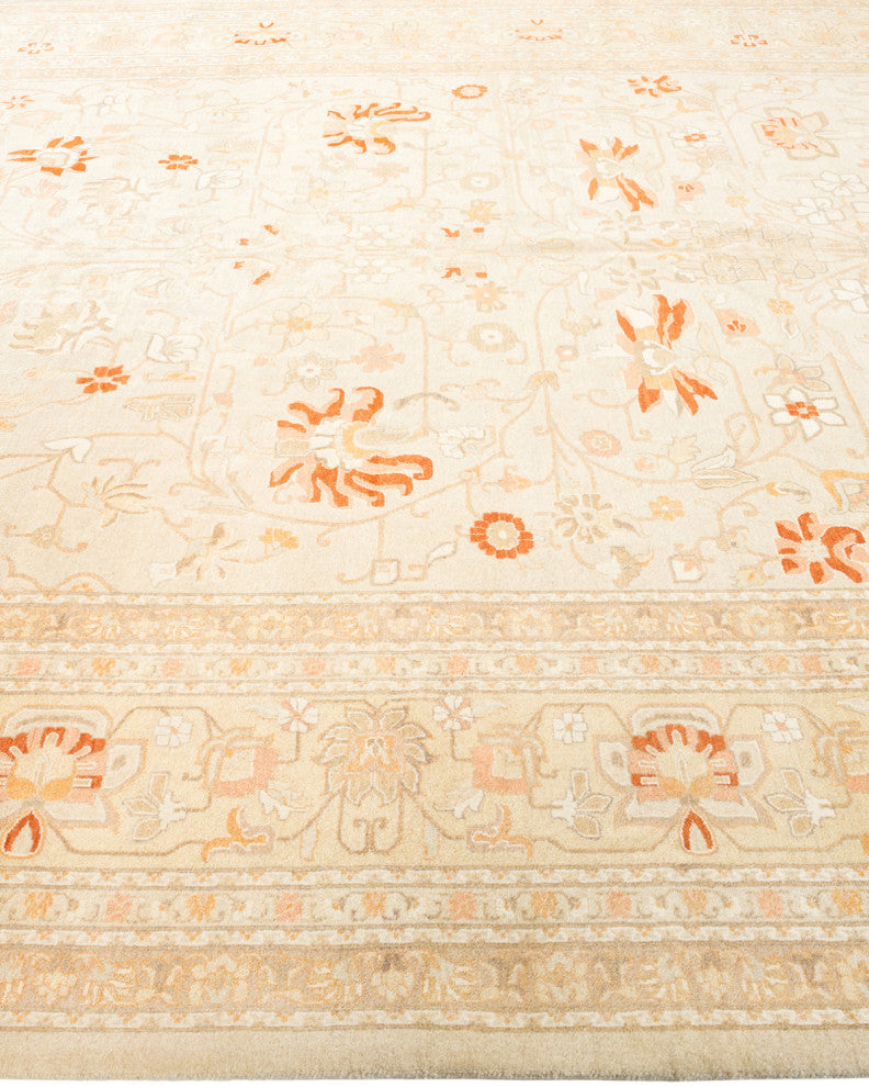Mogul, One-of-a-Kind Hand-Knotted Area Rug Yellow, 8'4"x10'5"