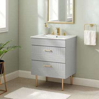 Daybreak 24" Bathroom Vanity, Light Gray