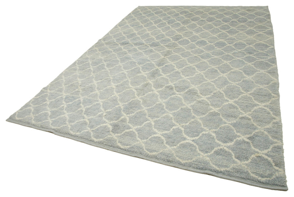 Rug N Carpet - Handmade Decorative 7' 8'' x 11' 2'' Moroccan Area Rug