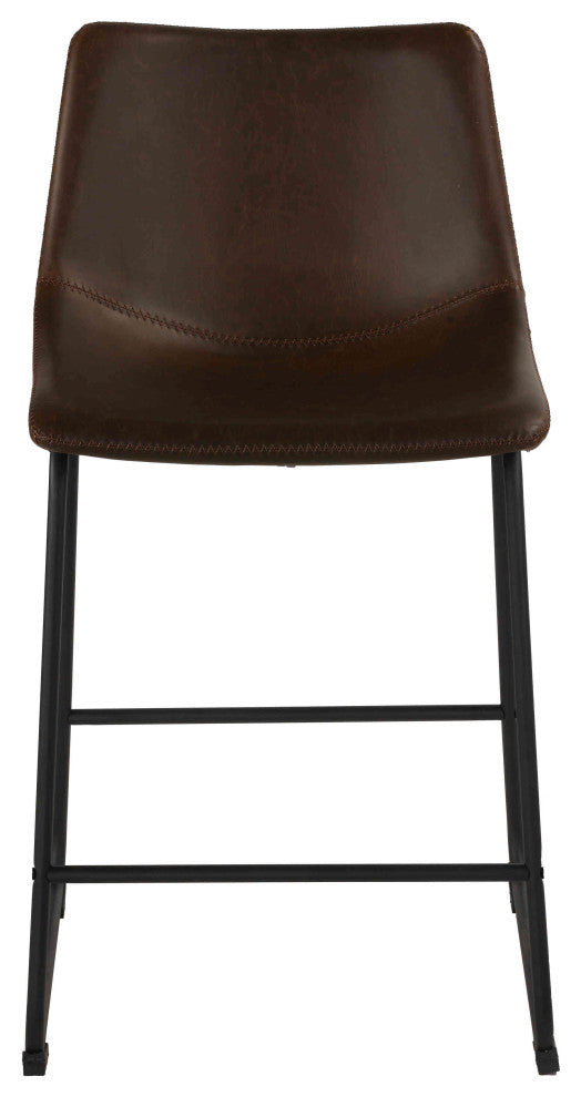 Cortesi Home Safi Counterstools, Brown