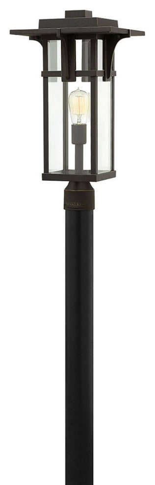 Hinkley Lighting 2321 Manhattan 120v 1 Light 21.5" Tall Post - Oil Rubbed