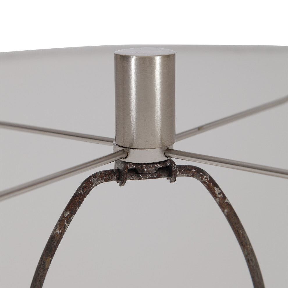 Uttermost Reeve Gray Glass Table Lamp