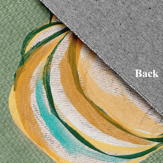 Pumpkin Fest Fall Design Chenille Area Rug, Green, 3'x5'