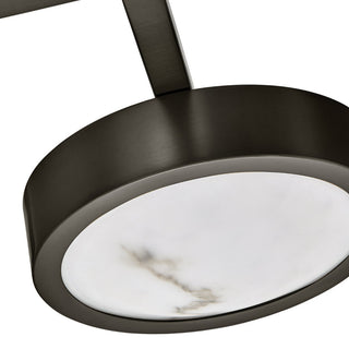 Fredrick Ramond Cava Large Flush Mount, Black Oxide