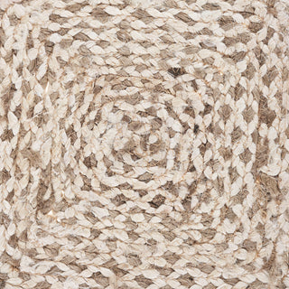 Woven Bleach and Organic Jute Table Top Set, 1'5"  X 1'5"