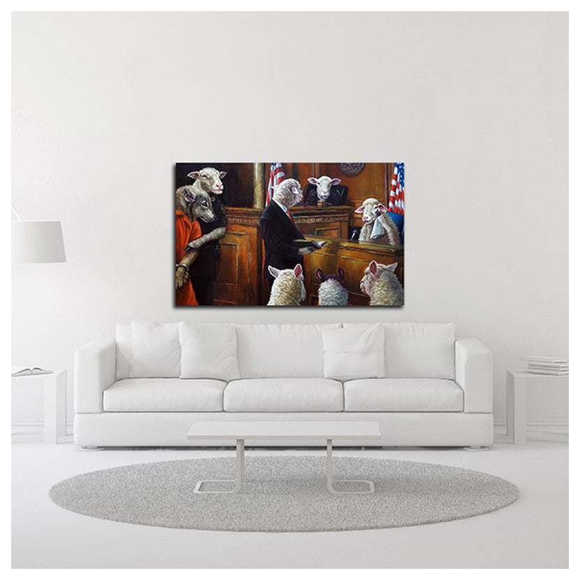 "Eyewitness" by Lucia Heffernan, Print on Canvas, 24"x15"