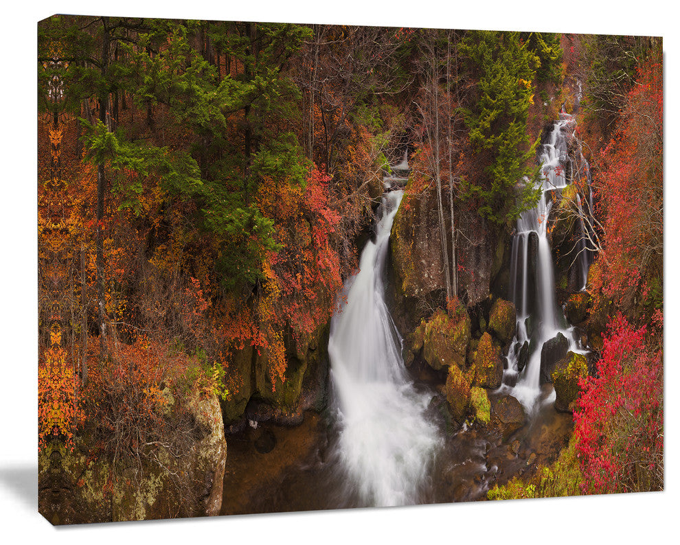 Ryuzu Falls near Nikko Japan, Landscape Canvas Art Print, 60x40