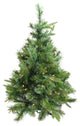 3'x29" Pre-Lit Cashmere Mixed Pine Full Christmas Tree