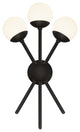Bossa Nova 3 Light LED Wall Sconce 3000K, Black
