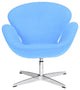 Modern Classics Swan Chair Fabric, Light Blue