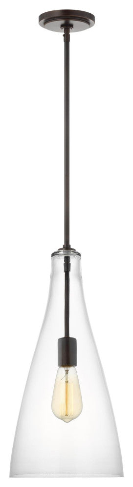 Arilda One Light Pendant, Bronze