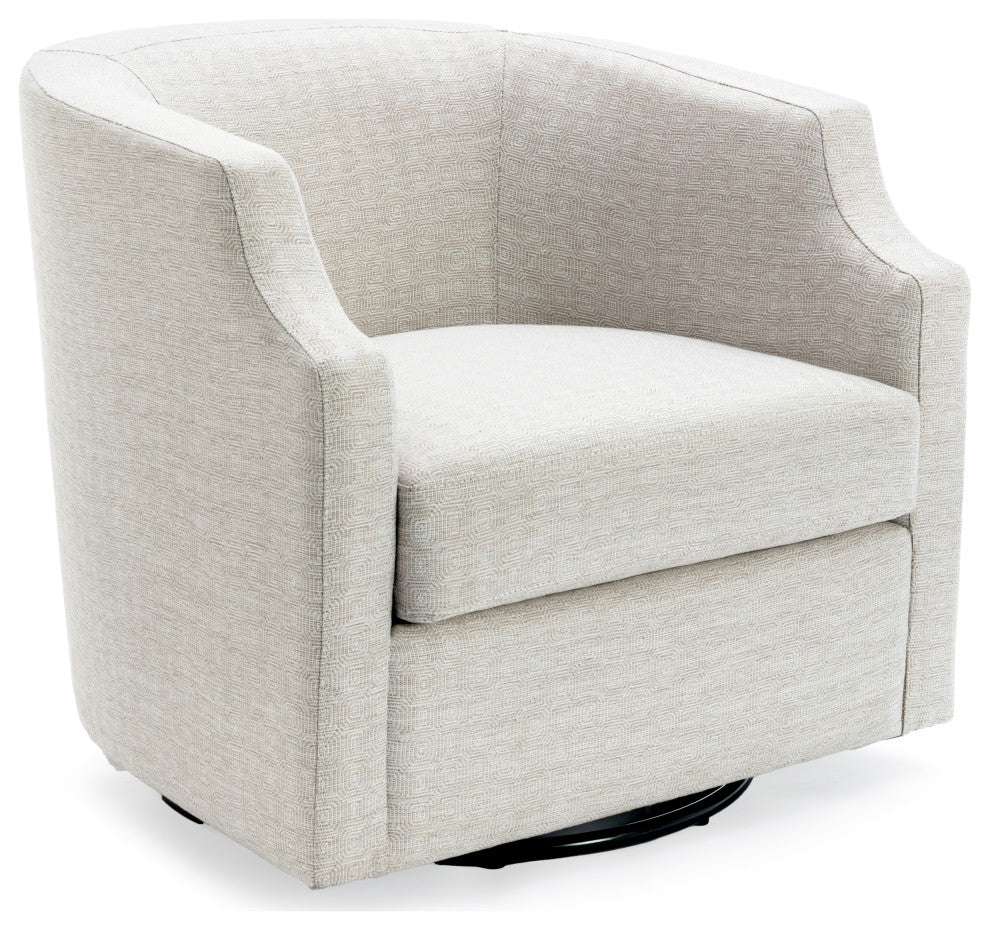 Infinity Swivel Barrel Chair, Sand