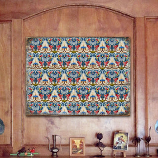 Decorative Pattern Wooden Block, 36 X 24