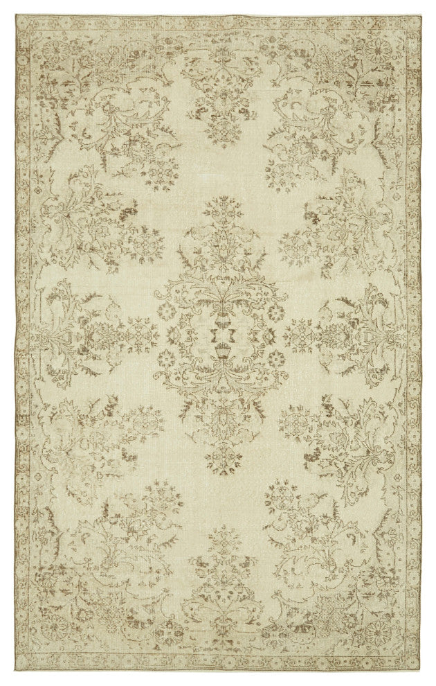 Rug N Carpet - Handmade Anatolian 6' 8'' x 10' 7'' Distressed Wool Area Rug