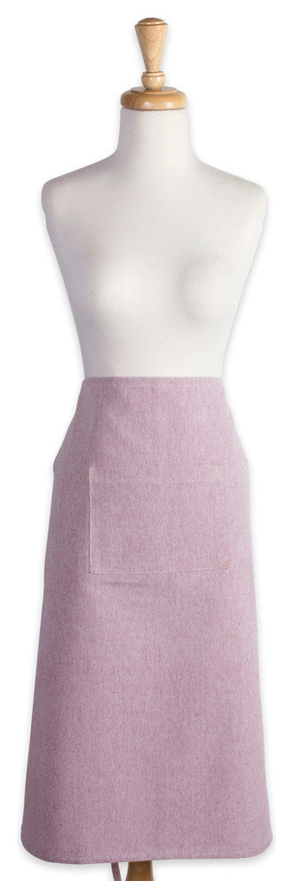 DII Barn Red Solid Chambray Bistro Apron