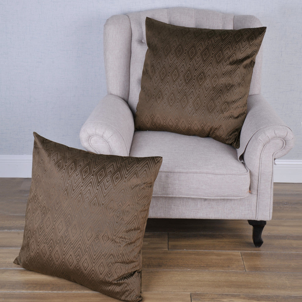IKAT Velvet Pillow Shell Sets, Carafe, 2 Piece 26" X 26"