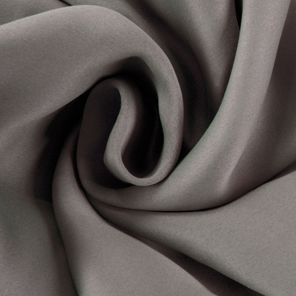 Neutral Gray Room Darkening Curtain, Set of 2, 50"x120"