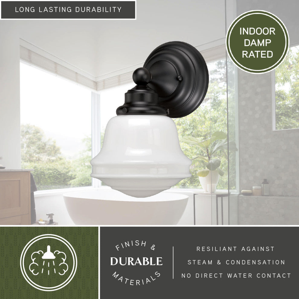 Huntley 1-Light Vanity, Oil Rubbed Bronze