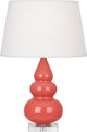 Robert Abbey RA-ML33X 1-Light Table Lamp, Small Triple Gourd