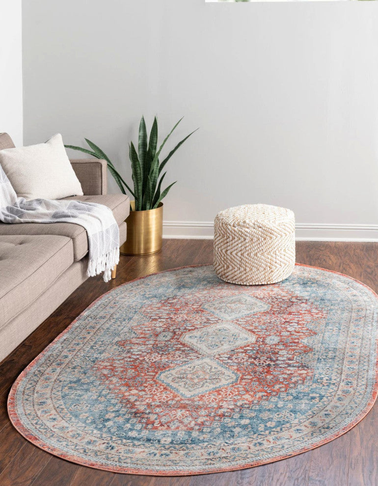 Unique Loom Newport Rosecliff Area Rug