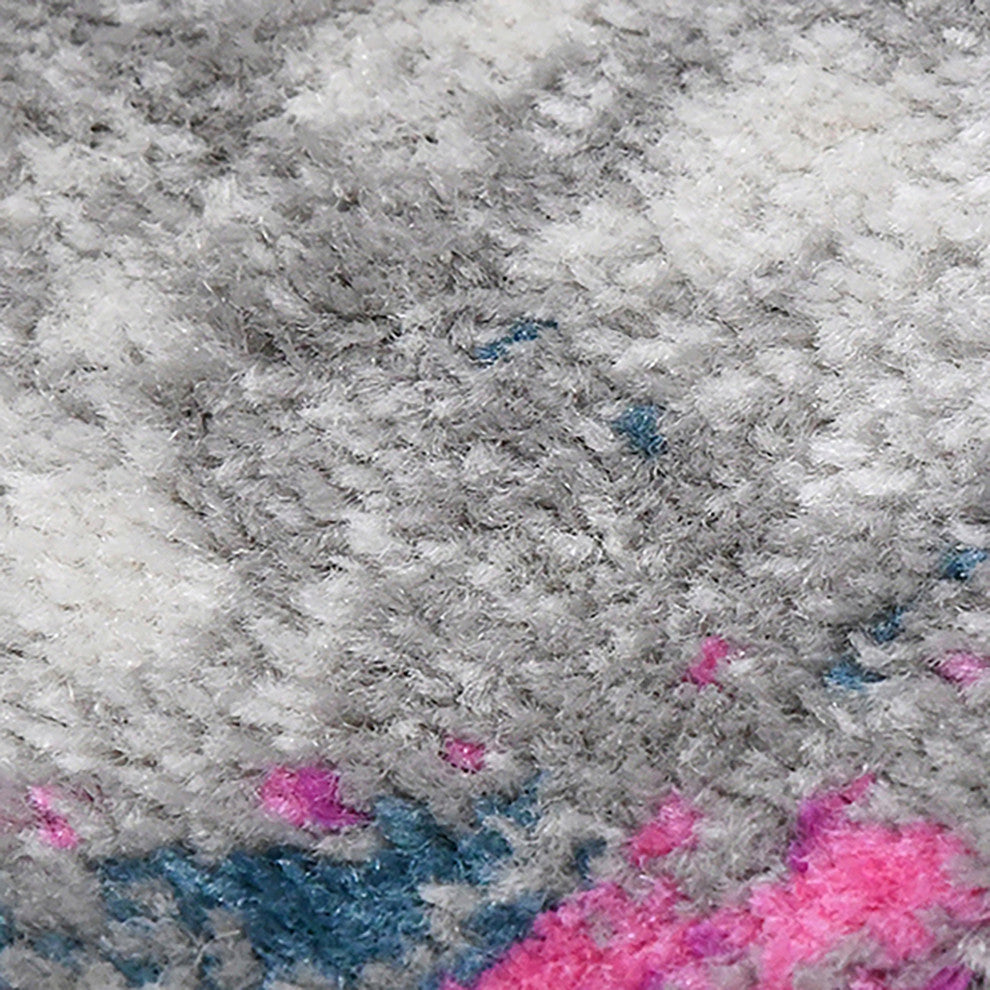 Montana Isabelle Area Rug, Pink, 7'10" x 10'10", Medallion