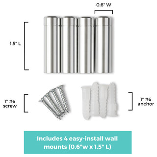 Set of 3 UV Grade Acrylic Floating Gallery Wall