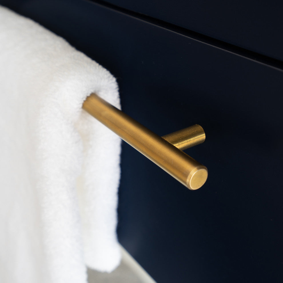 Fresca Lucera Royal Blue Wall Mount Modern Bathroom Cabinet With Top and Sink