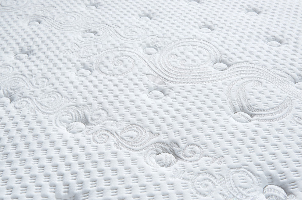 Comfortable 12" Plush Memory Foam Euro Top Hybrid Quilted-Top Mattress, Full