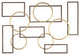 Uttermost Elias Bronze And Gold Wall Art