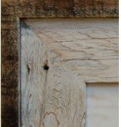 Barn Wood Picture Frame, Lighthouse Whitewash, 16"x24"