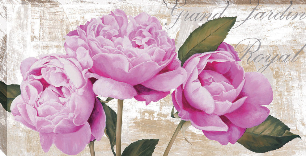"Grand Jardin Royal" By Jenny Thomlinson, Giclee Print on Gallery Wrap Canvas