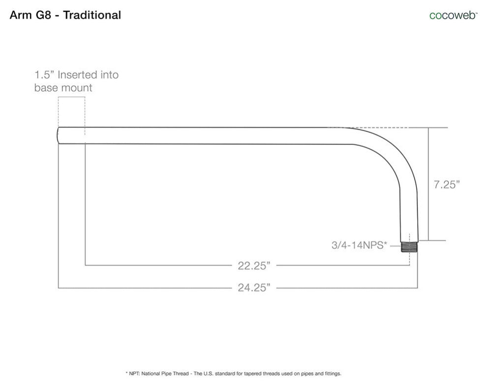 12" Vintage LED Wall Light With Traditional Arm, Black