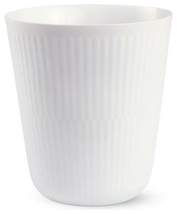 Royal Copenhagen Fluted Thermal Mug Latte, White