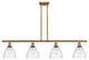 Innovations 516-4I-BB-GBD-754-LED 4 Light Island Light, Brushed Brass
