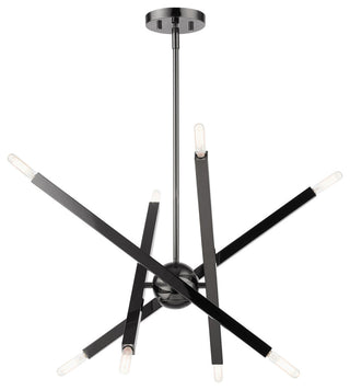 Black Chrome Modern, Urban, Sputnik, Dynamic, Timeless Chandelier