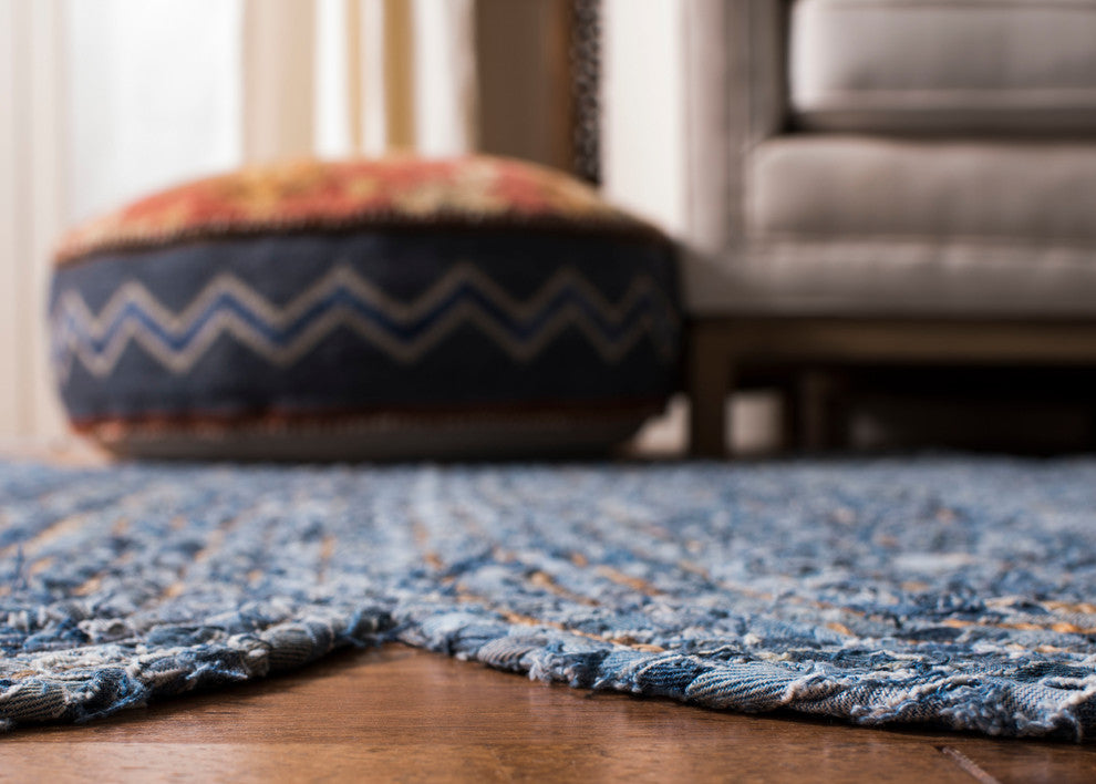 Safavieh Cape Cod Collection CAP208 Rug, Blue/Natural, 8'x10'